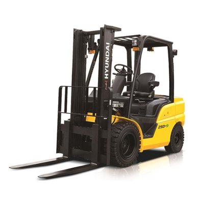 Forklift unloading pallets from a truck in Harpenden