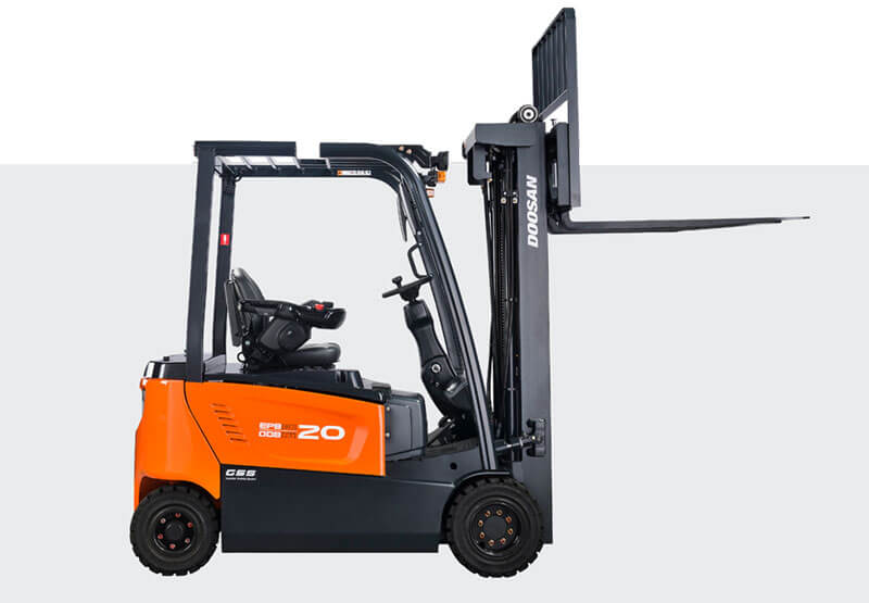 Forklift operator safely handling a commercial load in Harpenden